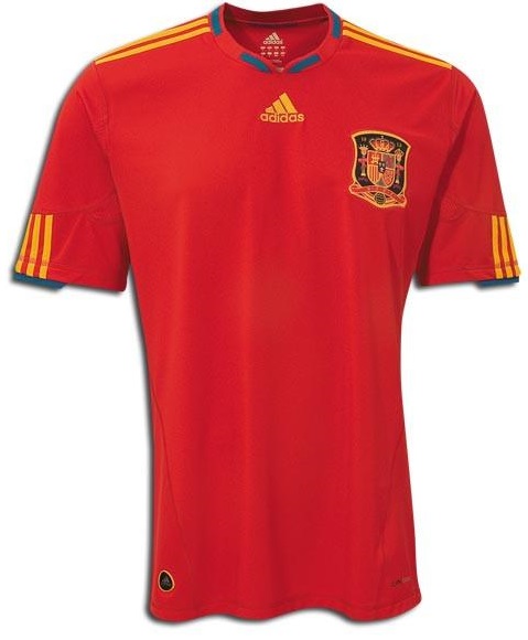 Camisa retro Adidas seleção da Espanha 2010 I jogador